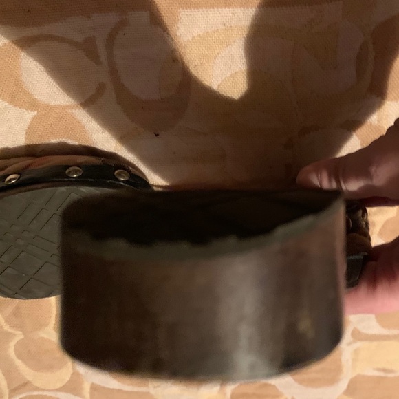 Vintage Burberry Wooden Clog in Classic Tartan - Picture 7 of 7